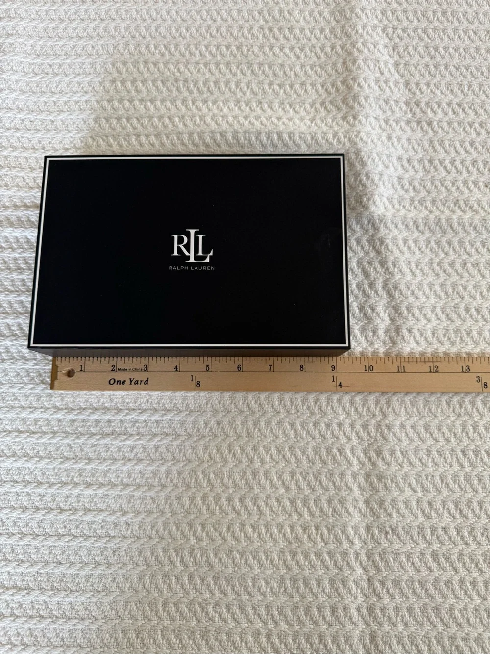 Ralph Lauren Black Box with White Trim and RLL Logo